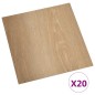 vidaXL PVC-Fliesen Selbstklebend 20 Stk. 1,86 m² Braun vidaXL PVC-Fliesen Selbstklebend 20 Stk. 1,86 m² Braun