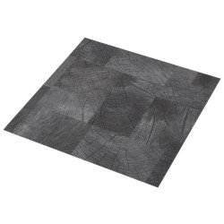 vidaXL PVC-Laminat-Dielen Selbstklebend 5,11 m² Holzoptik Grau