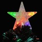 vidaXL Weihnachtsbaum mit LED-Schneeflocken Schwarz 64 cm Fiberoptik vidaXL Weihnachtsbaum mit LED-Schneeflocken Schwarz 64 cm Fiberoptik