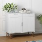 vidaXL Sideboard MOLDE Weiß 90x40x80 cm Massivholz Kiefer vidaXL Sideboard MOLDE Weiß 90x40x80 cm Massivholz Kiefer