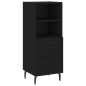 vidaXL Sideboard Schwarz 34,5x34x90 cm Holzwerkstoff vidaXL Sideboard Schwarz 34,5x34x90 cm Holzwerkstoff