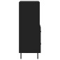 vidaXL Sideboard Schwarz 34,5x34x90 cm Holzwerkstoff vidaXL Sideboard Schwarz 34,5x34x90 cm Holzwerkstoff