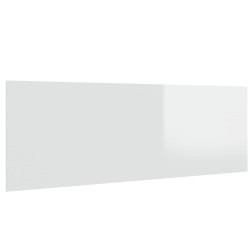vidaXL Kopfteil Hochglanz-Weiß 240x1,5x80 cm Holzwerkstoff