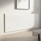 vidaXL Kopfteil Hochglanz-Weiß 240x1,5x80 cm Holzwerkstoff