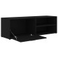 vidaXL TV-Schrank Schwarz 120x34x37 cm Holzwerkstoff vidaXL TV-Schrank Schwarz 120x34x37 cm Holzwerkstoff