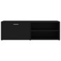 vidaXL TV-Schrank Schwarz 120x34x37 cm Holzwerkstoff vidaXL TV-Schrank Schwarz 120x34x37 cm Holzwerkstoff