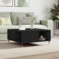 vidaXL Couchtisch Schwarz 80x80x36,5 cm Holzwerkstoff vidaXL Couchtisch Schwarz 80x80x36,5 cm Holzwerkstoff