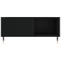 vidaXL Couchtisch Schwarz 80x80x36,5 cm Holzwerkstoff vidaXL Couchtisch Schwarz 80x80x36,5 cm Holzwerkstoff
