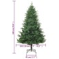 vidaXL Künstlicher Weihnachtsbaum Grün 180 cm PVC PE vidaXL Künstlicher Weihnachtsbaum Grün 180 cm PVC PE