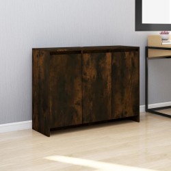 vidaXL Sideboard Räuchereiche 102x33x75 cm Holzwerkstoff