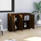 vidaXL Sideboard Räuchereiche 102x33x75 cm Holzwerkstoff vidaXL Sideboard Räuchereiche 102x33x75 cm Holzwerkstoff