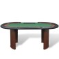 vidaXL Pokertisch für 10 Spieler mit Dealerbereich und Chipablage Grün vidaXL Pokertisch für 10 Spieler mit Dealerbereich und Chipablage Grün