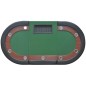 vidaXL Pokertisch für 10 Spieler mit Dealerbereich und Chipablage Grün vidaXL Pokertisch für 10 Spieler mit Dealerbereich und Chipablage Grün