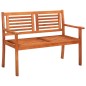 vidaXL 2-Sitzer Gartenbank 120 cm Eukalyptus Massivholz vidaXL 2-Sitzer Gartenbank 120 cm Eukalyptus Massivholz