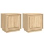 vidaXL Nachttische 2 Stk. Sonoma-Eiche 44x35x45 cm Holzwerkstoff vidaXL Nachttische 2 Stk. Sonoma-Eiche 44x35x45 cm Holzwerkstoff
