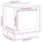 vidaXL Nachttische 2 Stk. Sonoma-Eiche 44x35x45 cm Holzwerkstoff vidaXL Nachttische 2 Stk. Sonoma-Eiche 44x35x45 cm Holzwerkstoff
