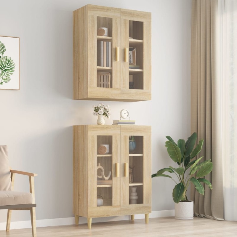 vidaXL Hängeschrank Sonoma-Eiche 69,5x34x90 cm vidaXL Hängeschrank Sonoma-Eiche 69,5x34x90 cm