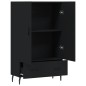 vidaXL Highboard Schwarz 69,5x31x115 cm Holzwerkstoff vidaXL Highboard Schwarz 69,5x31x115 cm Holzwerkstoff
