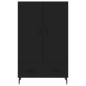 vidaXL Highboard Schwarz 69,5x31x115 cm Holzwerkstoff vidaXL Highboard Schwarz 69,5x31x115 cm Holzwerkstoff