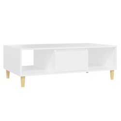 vidaXL Couchtisch Weiß 103,5x60x35 cm Holzwerkstoff