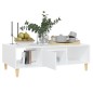 vidaXL Couchtisch Weiß 103,5x60x35 cm Holzwerkstoff vidaXL Couchtisch Weiß 103,5x60x35 cm Holzwerkstoff