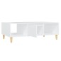 vidaXL Couchtisch Weiß 103,5x60x35 cm Holzwerkstoff vidaXL Couchtisch Weiß 103,5x60x35 cm Holzwerkstoff
