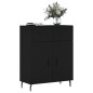 vidaXL Sideboard Schwarz 69,5x34x90 cm Holzwerkstoff vidaXL Sideboard Schwarz 69,5x34x90 cm Holzwerkstoff