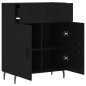 vidaXL Sideboard Schwarz 69,5x34x90 cm Holzwerkstoff vidaXL Sideboard Schwarz 69,5x34x90 cm Holzwerkstoff