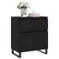 vidaXL Sideboard Schwarz 60x35x70 cm Holzwerkstoff vidaXL Sideboard Schwarz 60x35x70 cm Holzwerkstoff