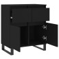 vidaXL Sideboard Schwarz 60x35x70 cm Holzwerkstoff vidaXL Sideboard Schwarz 60x35x70 cm Holzwerkstoff