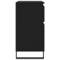 vidaXL Sideboard Schwarz 60x35x70 cm Holzwerkstoff vidaXL Sideboard Schwarz 60x35x70 cm Holzwerkstoff