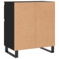 vidaXL Sideboard Schwarz 60x35x70 cm Holzwerkstoff vidaXL Sideboard Schwarz 60x35x70 cm Holzwerkstoff
