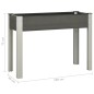 vidaXL Garten-Hochbeet 100x40x75 cm WPC Grau vidaXL Garten-Hochbeet 100x40x75 cm WPC Grau