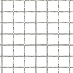 vidaXL Wellengitter Edelstahl 100x85 cm 21x21x2,5 mm