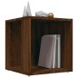 vidaXL Beistelltisch Braun Eichen-Optik 33x33x34,5 cm Holzwerkstoff vidaXL Beistelltisch Braun Eichen-Optik 33x33x34,5 cm Holzwerkstoff