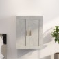 vidaXL Wandschrank Betongrau 69,5x32,5x90 cm Holzwerkstoff vidaXL Wandschrank Betongrau 69,5x32,5x90 cm Holzwerkstoff