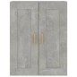 vidaXL Wandschrank Betongrau 69,5x32,5x90 cm Holzwerkstoff vidaXL Wandschrank Betongrau 69,5x32,5x90 cm Holzwerkstoff