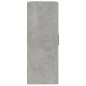 vidaXL Wandschrank Betongrau 69,5x32,5x90 cm Holzwerkstoff vidaXL Wandschrank Betongrau 69,5x32,5x90 cm Holzwerkstoff