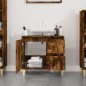vidaXL Badschrank Räuchereiche 65x33x60 cm Holzwerkstoff vidaXL Badschrank Räuchereiche 65x33x60 cm Holzwerkstoff