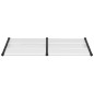 vidaXL Türvordach Schwarz und Transparent 199x90 cm Polycarbonat vidaXL Türvordach Schwarz und Transparent 199x90 cm Polycarbonat