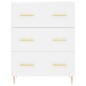 vidaXL Sideboard Weiß 69,5x34x90 cm Holzwerkstoff vidaXL Sideboard Weiß 69,5x34x90 cm Holzwerkstoff