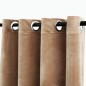 vidaXL Verdunkelungsvorhang mit Metallösen Samt Beige 290 x 245 cm vidaXL Verdunkelungsvorhang mit Metallösen Samt Beige 290 x 245 cm