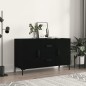 vidaXL Sideboard Schwarz 100x36x60 cm Holzwerkstoff vidaXL Sideboard Schwarz 100x36x60 cm Holzwerkstoff