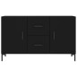 vidaXL Sideboard Schwarz 100x36x60 cm Holzwerkstoff vidaXL Sideboard Schwarz 100x36x60 cm Holzwerkstoff