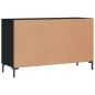 vidaXL Sideboard Schwarz 100x36x60 cm Holzwerkstoff vidaXL Sideboard Schwarz 100x36x60 cm Holzwerkstoff