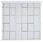 vidaXL Duschrollo 80x240 cm Quadratmuster vidaXL Duschrollo 80x240 cm Quadratmuster