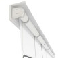 vidaXL Duschrollo 80x240 cm Quadratmuster vidaXL Duschrollo 80x240 cm Quadratmuster
