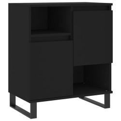 vidaXL Sideboard Schwarz 60x35x70 cm Holzwerkstoff