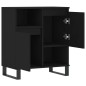 vidaXL Sideboard Schwarz 60x35x70 cm Holzwerkstoff vidaXL Sideboard Schwarz 60x35x70 cm Holzwerkstoff