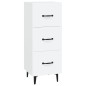 vidaXL Sideboard Weiß 34,5x34x90 cm Holzwerkstoff vidaXL Sideboard Weiß 34,5x34x90 cm Holzwerkstoff